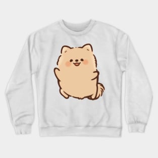 Cute Pomeranian Dancing Pusheen Style Crewneck Sweatshirt